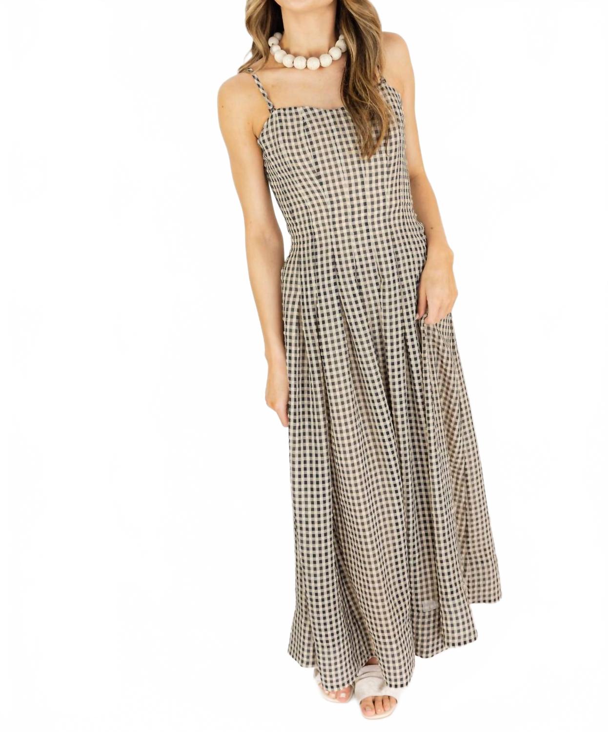 Женское платье Aster в клетку бежевого цвета Rebecca Taylor
Женское платье Aster в клетку бежевого цвета Rebecca Taylor