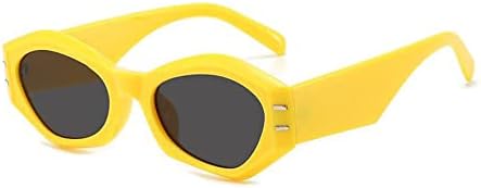 Солнцезащитные очки Polygon для женщин, винтажные, неправильной формы, желейного цвета, мужские, в маленькой оправе, с защитой от УФ-излучения UV400 MTZJH, Yellow Black
Солнцезащитные очки Polygon для женщин, винтажные, неправильной формы, желейного цвета, мужские, в маленькой оправе, с защитой от УФ-излучения UV400 MTZJH, Yellow Black