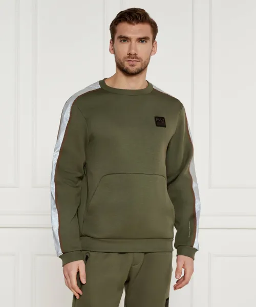 Толстовка Regular fit Ea7, зеленый 
Толстовка Regular fit Ea7, зеленый