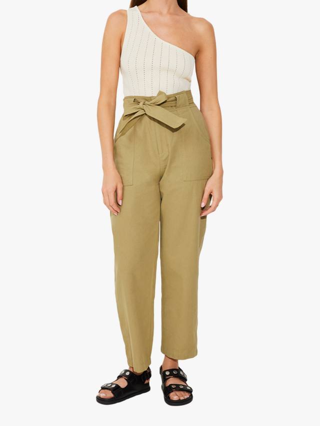 Брюки для сигарет из смеси хлопка и льна joshua SUNCOO, хаки
Брюки для сигарет из смеси хлопка и льна joshua SUNCOO, хаки