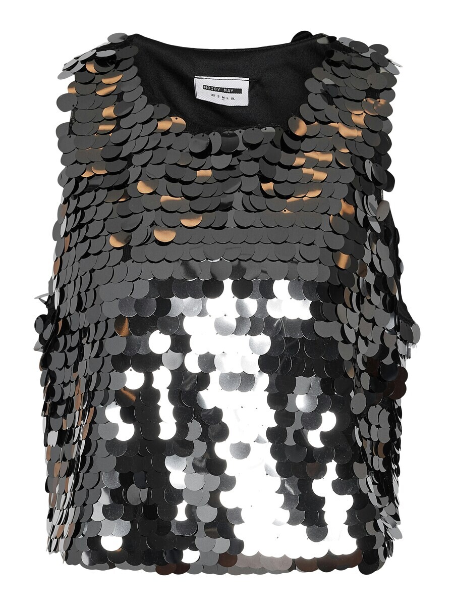 Топ Noisy may Top, серебряный
Топ Noisy may Top, серебряный