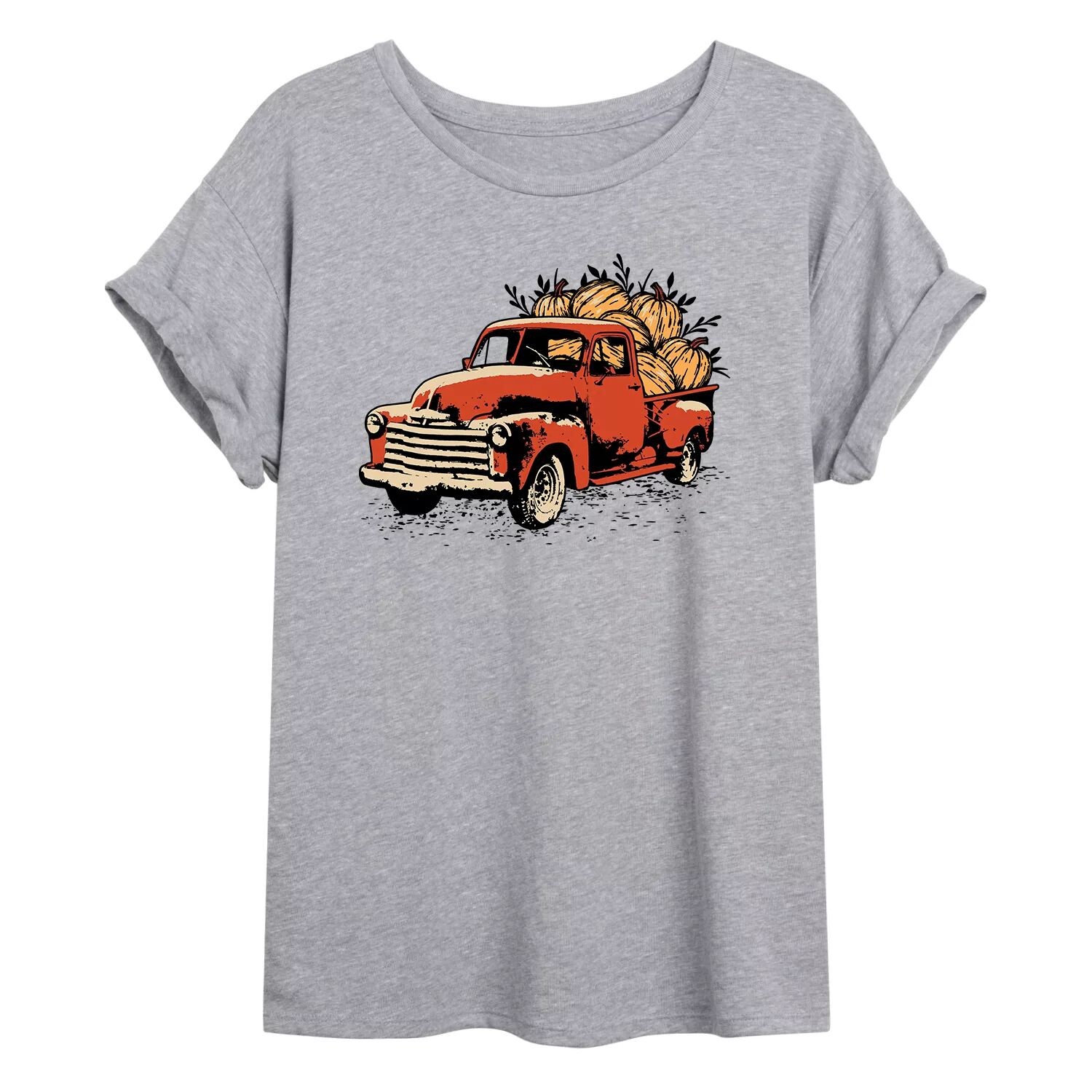 Детская винтажная футболка большого размера с рисунком «Тыква-грузовик» Licensed Character
Детская винтажная футболка большого размера с рисунком «Тыква-грузовик» Licensed Character