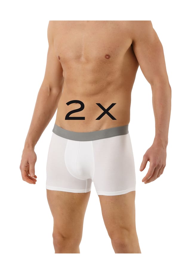 Ретро шорты 2 шт. облегающие бархатистый мягкий модал Albertkreuz, белый
Ретро шорты 2 шт. облегающие бархатистый мягкий модал Albertkreuz, белый