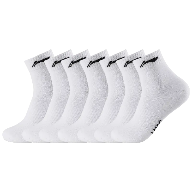 Носки унисекс Li Ning, белый week socks (7 pack)
Носки унисекс Li Ning, белый week socks (7 pack)