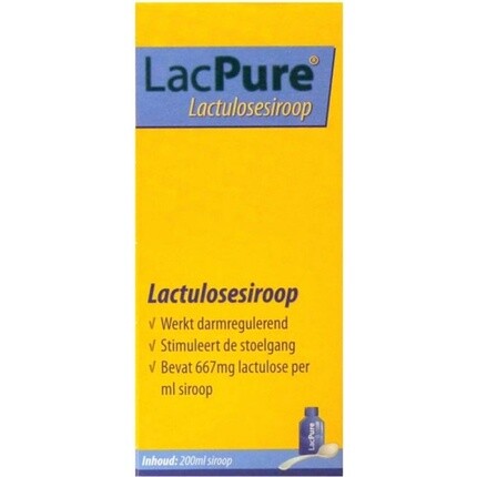 Сироп лактулозы - Добавка - Стимулирует дефекацию - 200 мл Lacpure
Сироп лактулозы - Добавка - Стимулирует дефекацию - 200 мл Lacpure