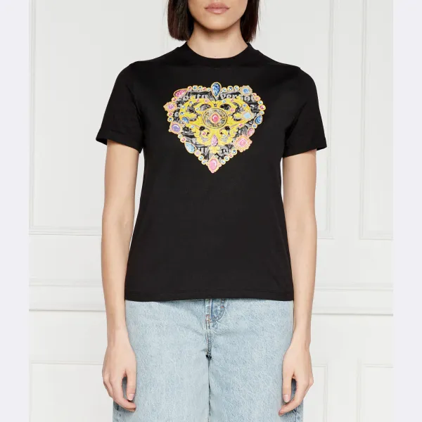 Футболка стандартного кроя Versace, черный
Футболка стандартного кроя Versace, черный