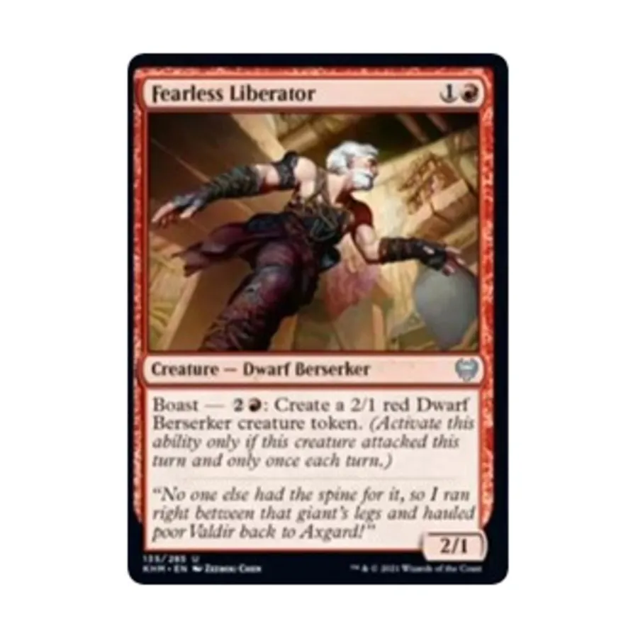 CCG Бесстрашный освободитель (U), MTG - Kaldheim
CCG Бесстрашный освободитель (U), MTG - Kaldheim