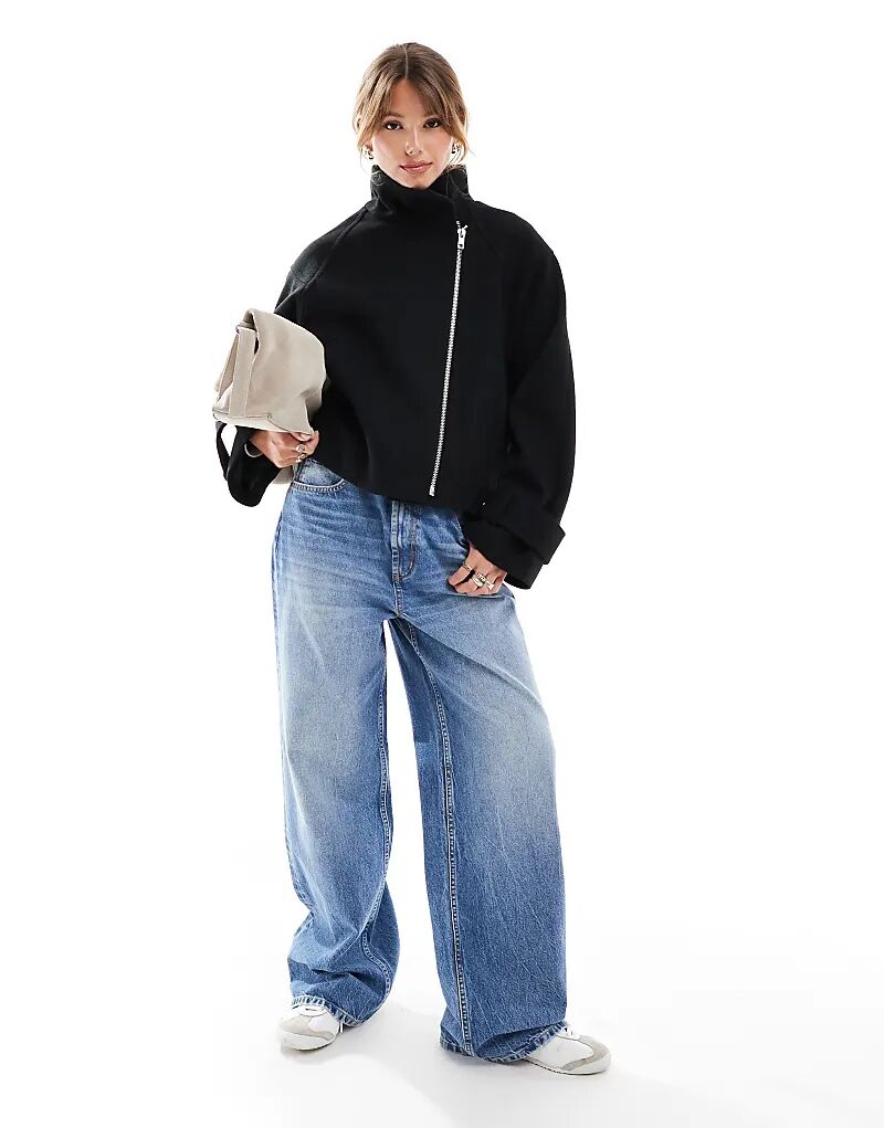 Пиджак с воротником-стойкой черного цвета ASOS DESIGN, Черный, Пиджак с воротником-стойкой черного цвета ASOS DESIGN 
Пиджак с воротником-стойкой черного цвета ASOS DESIGN, Черный, Пиджак с воротником-стойкой черного цвета ASOS DESIGN