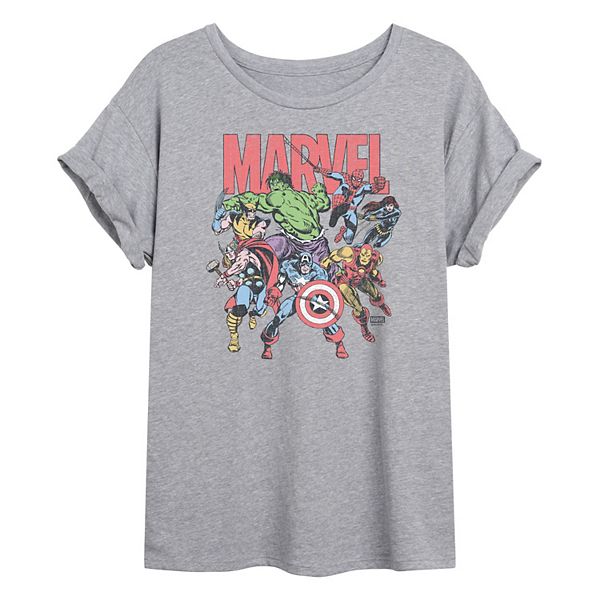 Футболка Juniors' comic vintage oversized Marvel, Heather Gray
Футболка Juniors' comic vintage oversized Marvel, Heather Gray