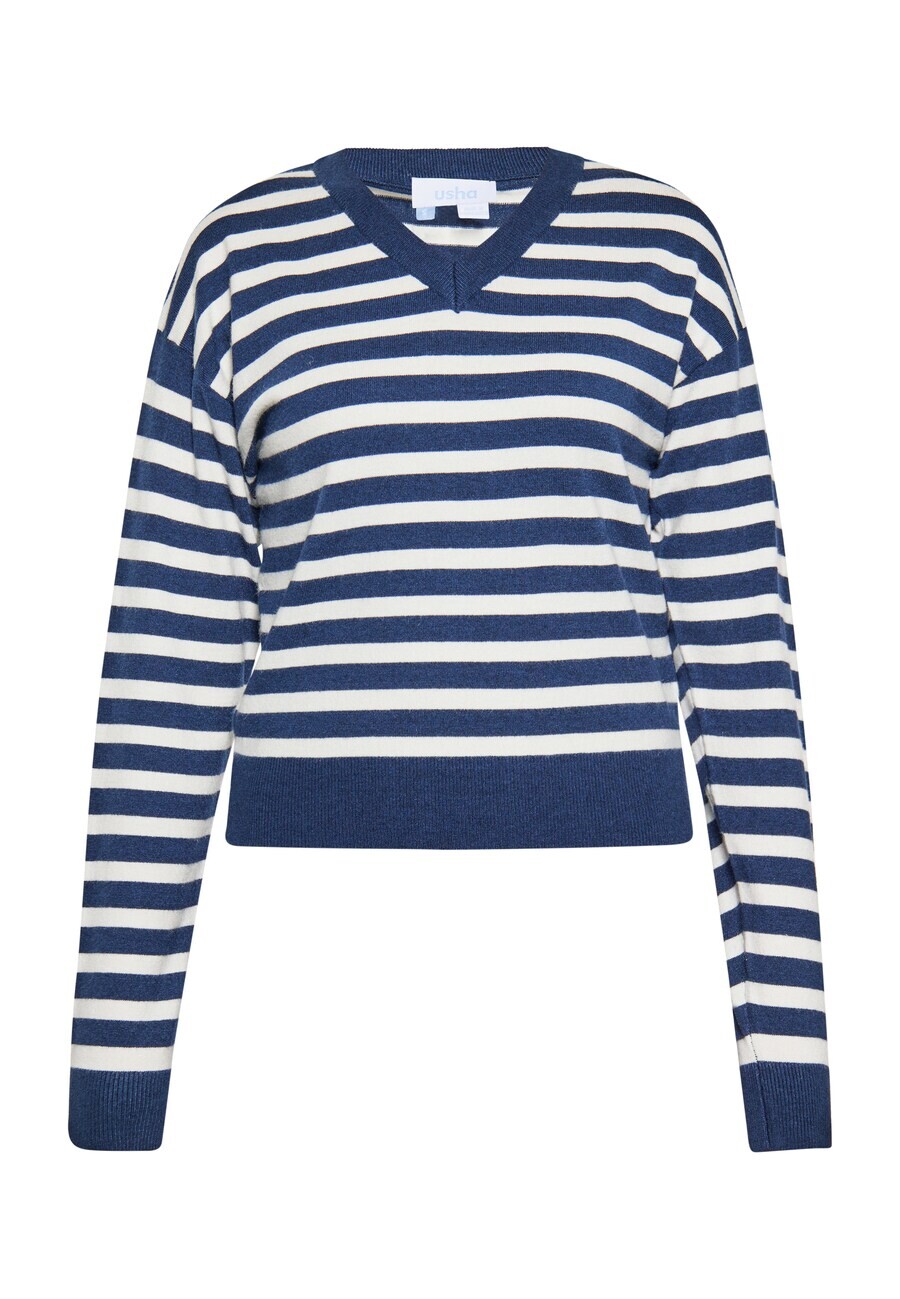 Тонкий вязаный свитер usha BLUE LABEL Sweater, морской синий
Тонкий вязаный свитер usha BLUE LABEL Sweater, морской синий