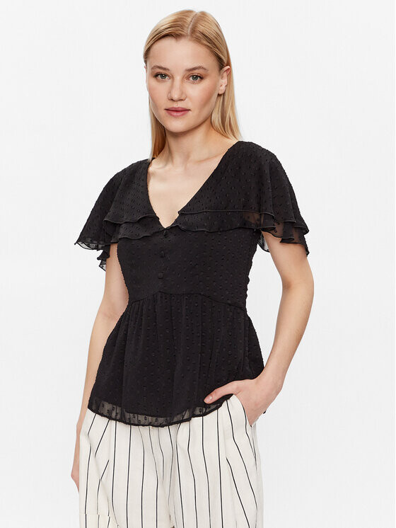 Блуза стандартного кроя Naf Naf, черный
Блуза стандартного кроя Naf Naf, черный