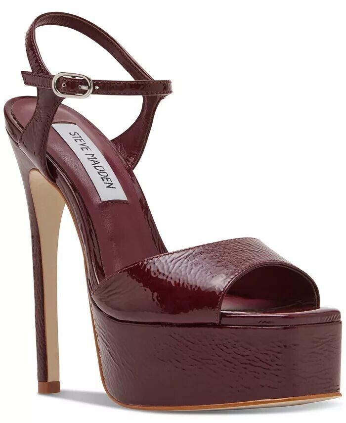 Женские одеколонные двухсекционные модельные сандалии на платформе Steve Madden, красный
Женские одеколонные двухсекционные модельные сандалии на платформе Steve Madden, красный