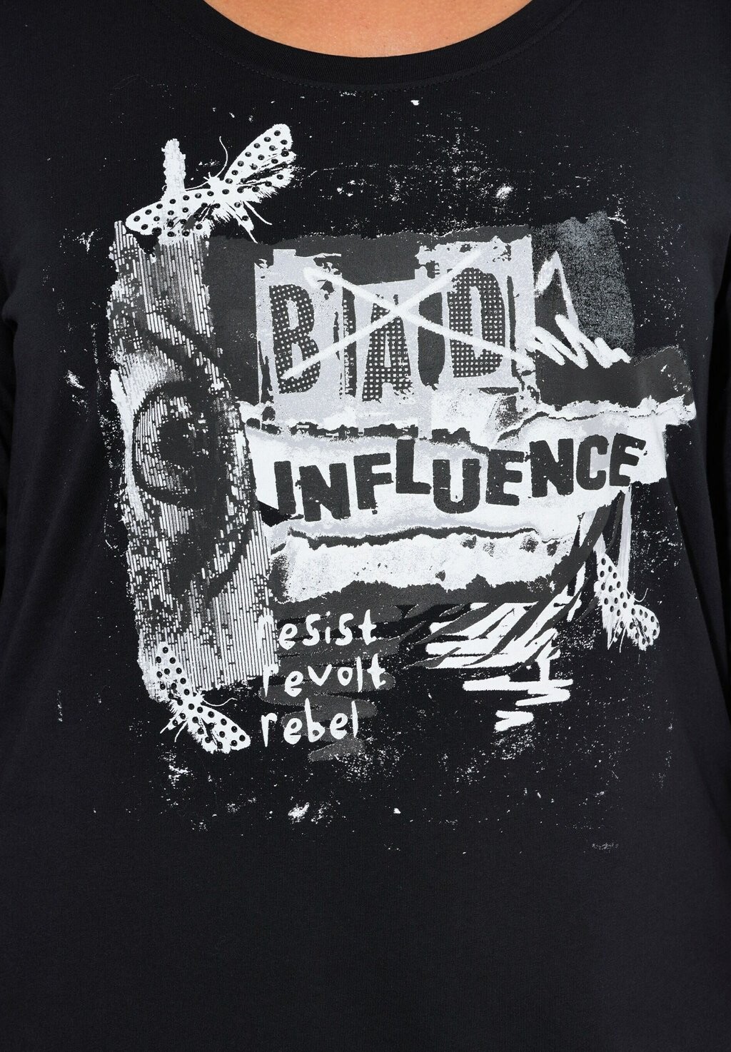 Топ с длинными рукавами COLLAGE PRINT AND Angel of Style, черный
Топ с длинными рукавами COLLAGE PRINT AND Angel of Style, черный