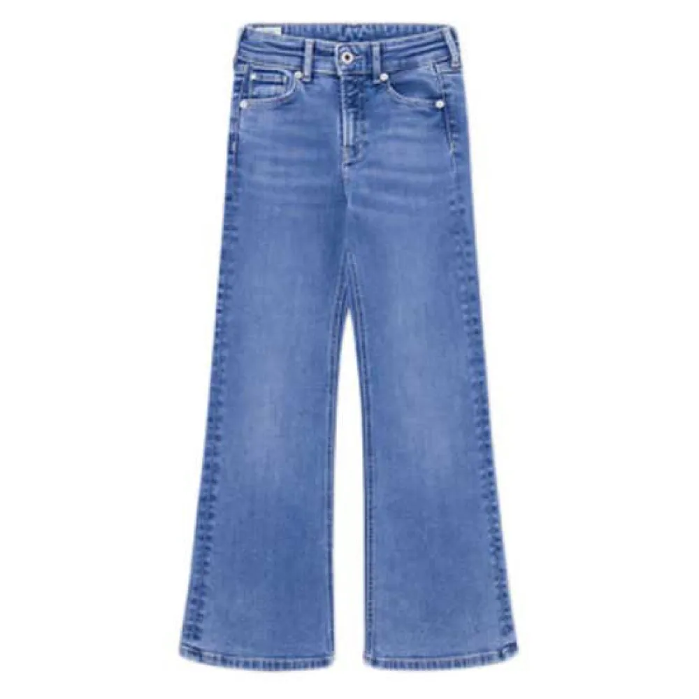 Джинсы Pepe Slim Fit Flare Fit high waist, синий
Джинсы Pepe Slim Fit Flare Fit high waist, синий