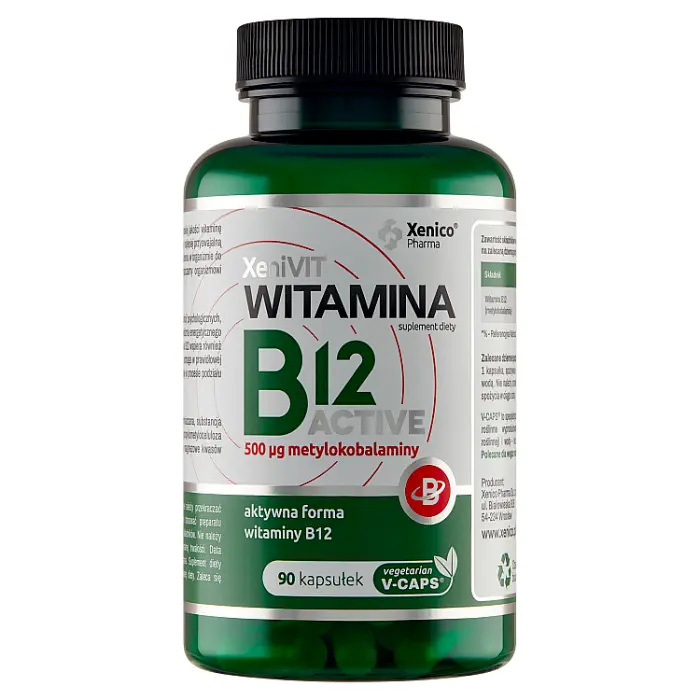 Метилированный витамин B12 Xenico Witamina B12 Active Methylocobalamin 500 mcg, 90 шт
Метилированный витамин B12 Xenico Witamina B12 Active Methylocobalamin 500 mcg, 90 шт