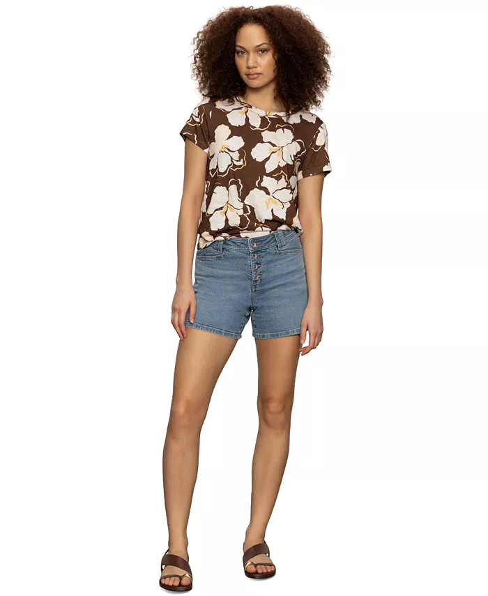 Женские джинсовые шорты Luna на пуговицах спереди Sanctuary, синий
Женские джинсовые шорты Luna на пуговицах спереди Sanctuary, синий