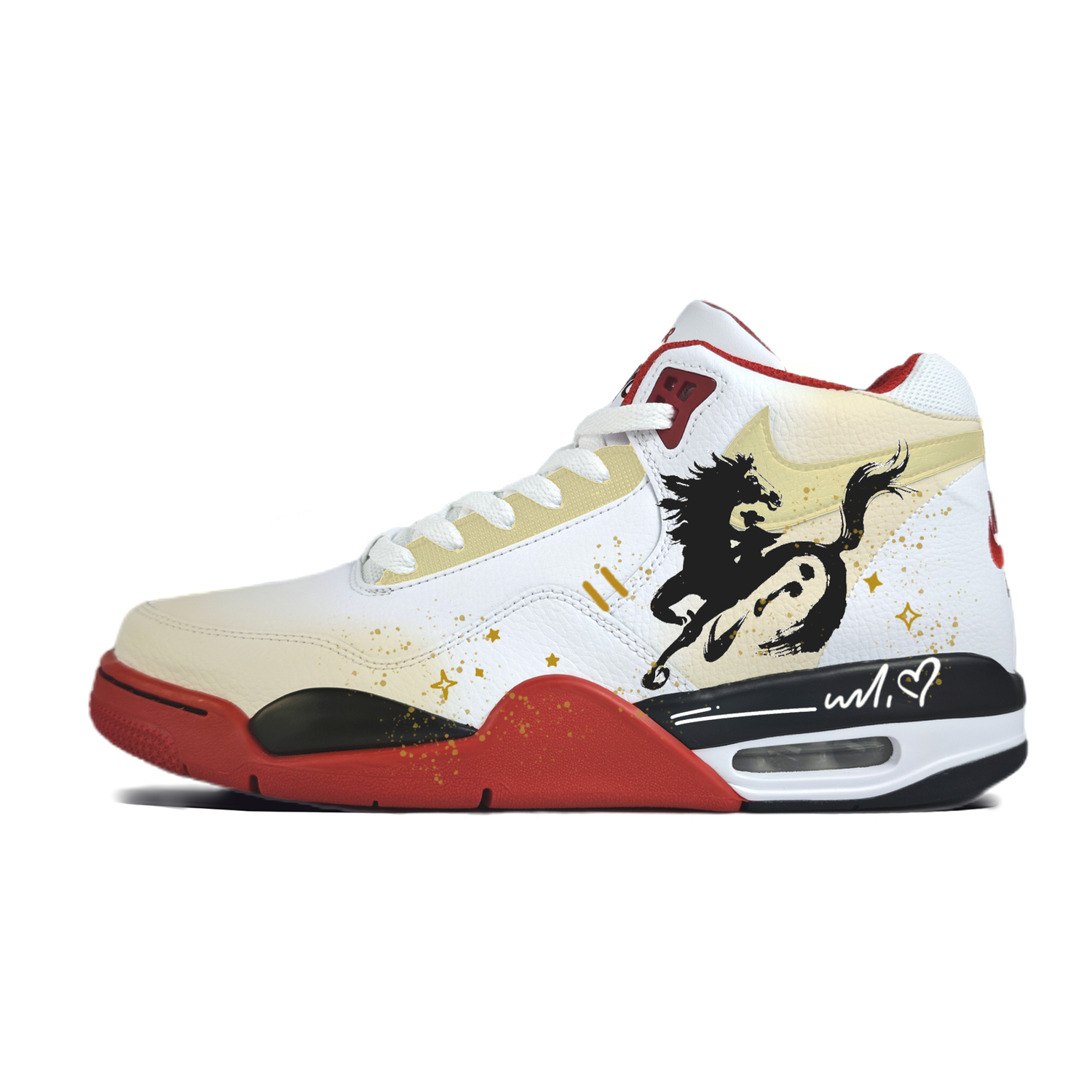 Flight Legacy Imperial Horse Welcomes The New Абразивостойкие противоскользящие баскетбольные кроссовки Unisex Nike, красный черный белый
Flight Legacy Imperial Horse Welcomes The New Абразивостойкие противоскользящие баскетбольные кроссовки Unisex Nike, красный черный белый