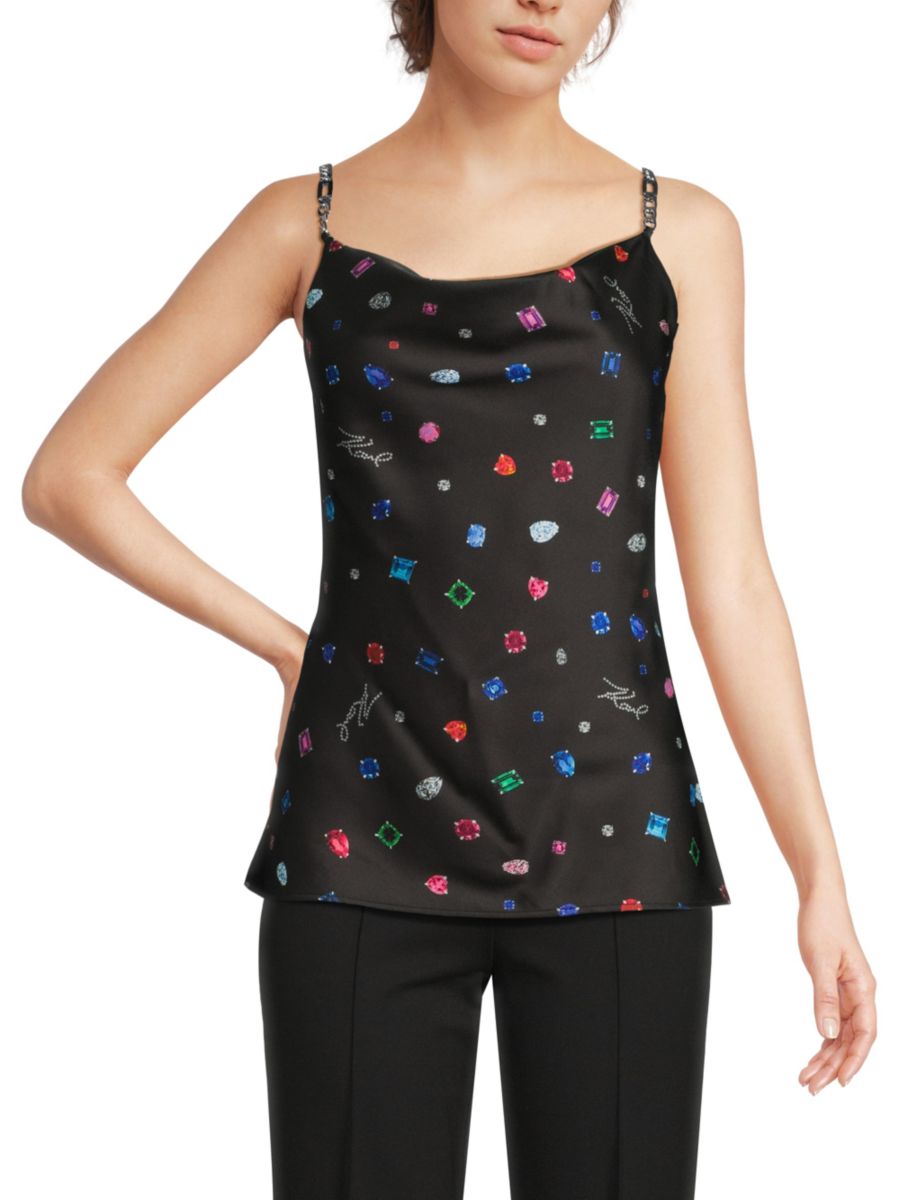 Атласный топ с принтом Karl Lagerfeld Paris, черный мульти
Атласный топ с принтом Karl Lagerfeld Paris, черный мульти