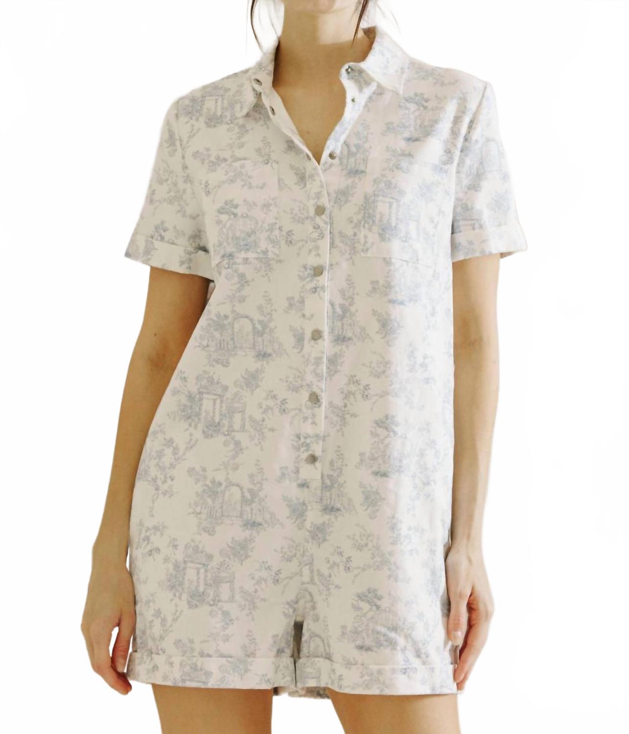 Комбинезон Cottage Dreams в бело-голубой гамме STORIA
Комбинезон Cottage Dreams в бело-голубой гамме STORIA