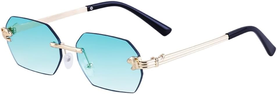 Маленькие прямоугольные солнцезащитные очки без оправы для мужчин и женщин, солнцезащитные очки с леопардовым принтом, винтажные очки без оправы, защита от УФ-излучения UV400 VFDHN, C4 Gold Green
Маленькие прямоугольные солнцезащитные очки без оправы для мужчин и женщин, солнцезащитные очки с леопардовым принтом, винтажные очки без оправы, защита от УФ-излучения UV400 VFDHN, C4 Gold Green