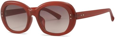 Солнцезащитные очки 2027 года в овальной панк-стиле с заклепками для мужчин, защита от УФ-излучения UV400, ретро-стиль, круглые солнцезащитные очки для женщин MTZJH, Red Brown Brown
Солнцезащитные очки 2027 года в овальной панк-стиле с заклепками для мужчин, защита от УФ-излучения UV400, ретро-стиль, круглые солнцезащитные очки для женщин MTZJH, Red Brown Brown