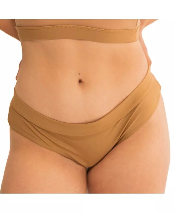 Женские трусики-бикини в сеточку телесного оттенка Naked Rebellion, коричневый
Женские трусики-бикини в сеточку телесного оттенка Naked Rebellion, коричневый