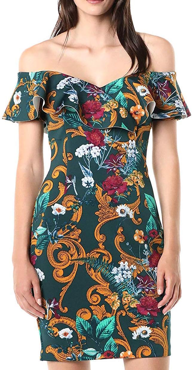 Платье Guess Off The Shoulder Shaye, Gilded Garden Peacock Teal
Платье Guess Off The Shoulder Shaye, Gilded Garden Peacock Teal