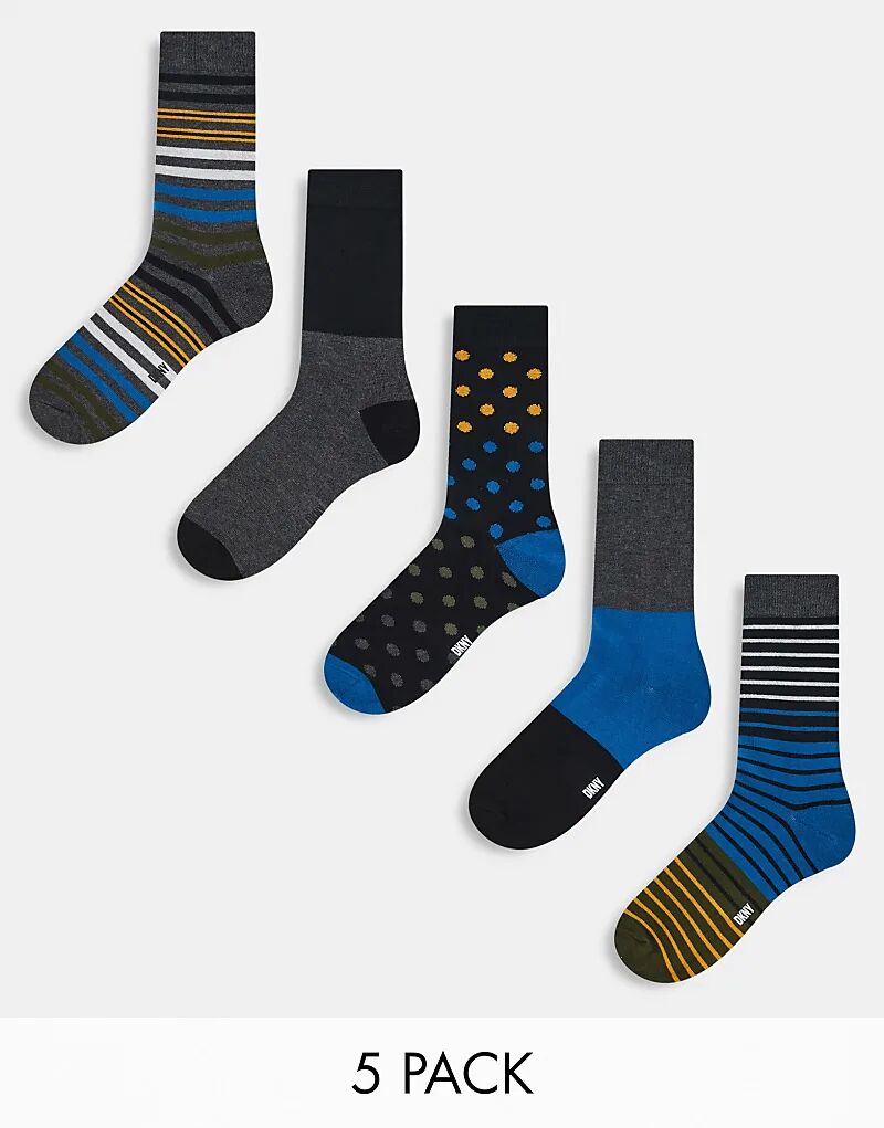 5 пар носков holt черного цвета DKNY
5 пар носков holt черного цвета DKNY