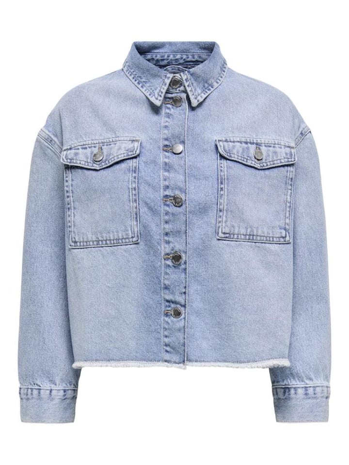 Джинсовая куртка ONLY, светло-синий деним
Джинсовая куртка ONLY, светло-синий деним