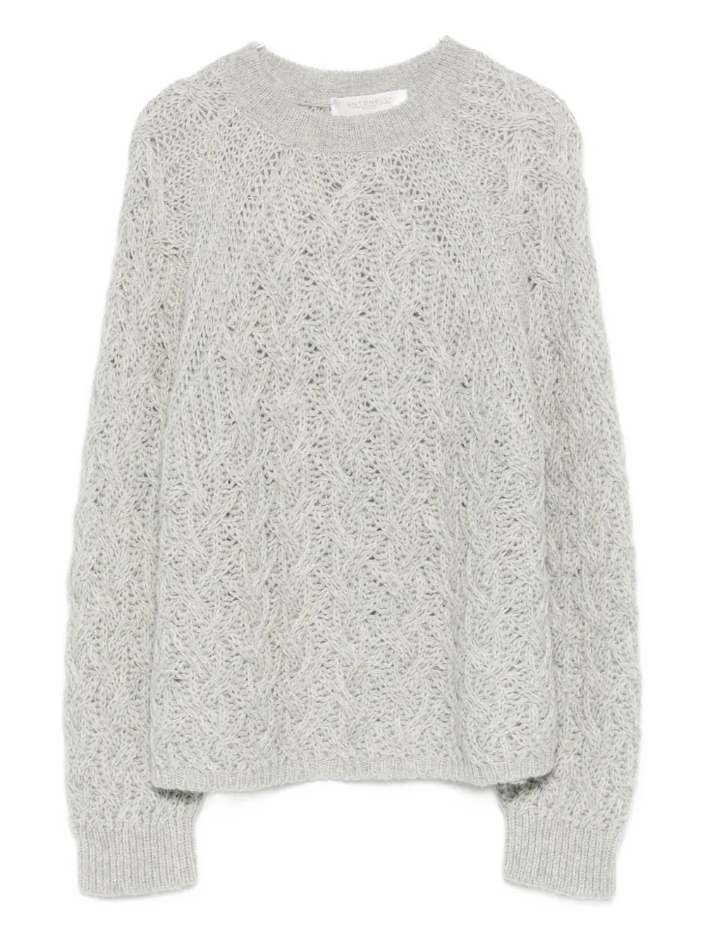 Свитер с круглым вырезом Antonelli, серый
Свитер с круглым вырезом Antonelli, серый