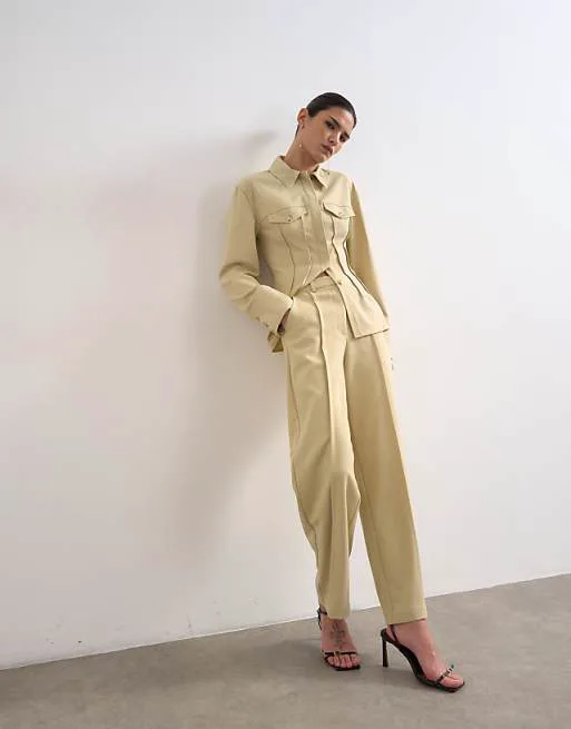 Темно-синие брюки с напуском Topshop Coord
Темно-синие брюки с напуском Topshop Coord