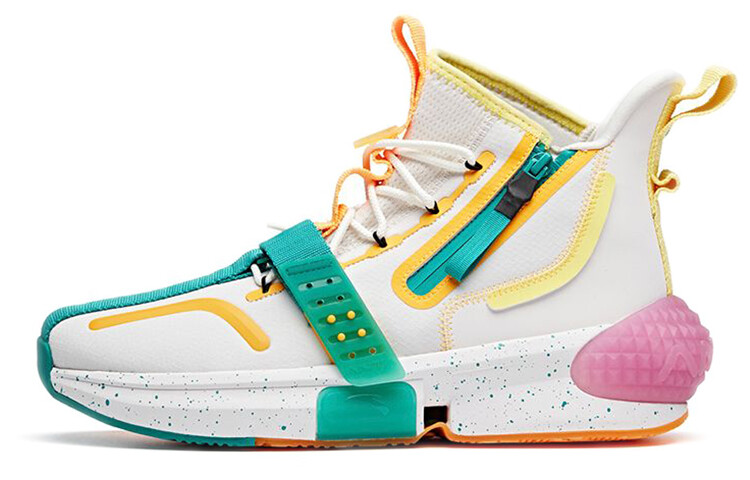 Баскетбольные кроссовки мужские высокие белые/зеленые/розовые/желтые Anta
Баскетбольные кроссовки мужские высокие белые/зеленые/розовые/желтые Anta