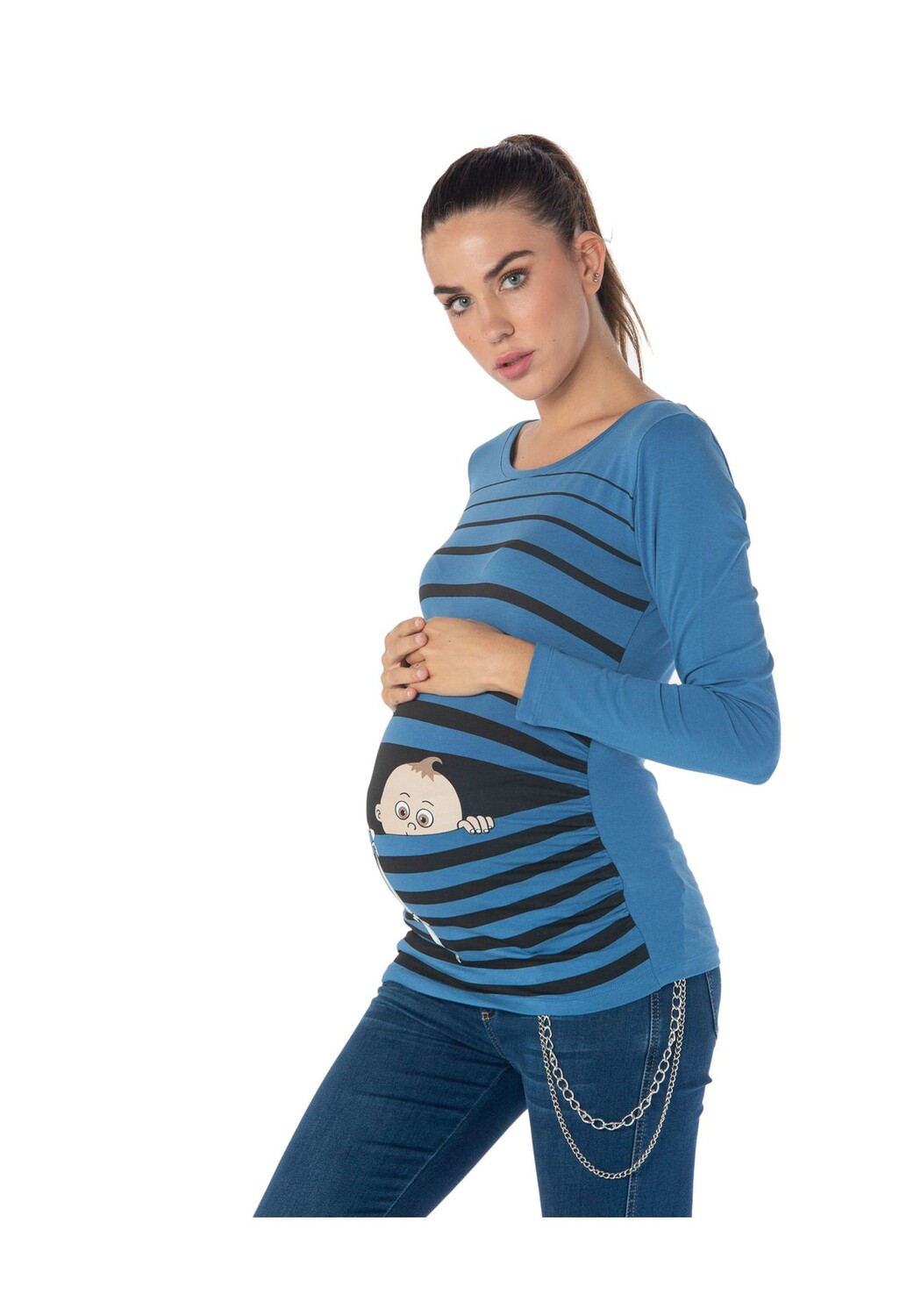Рубашка для беременных с длинными рукавами Baby Escape с рисунком M.M.C., цвет Babyblau
Рубашка для беременных с длинными рукавами Baby Escape с рисунком M.M.C., цвет Babyblau