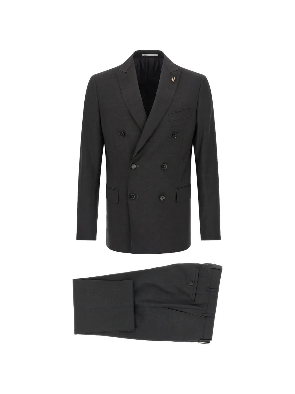 Костюм Lord двубортный с брошью Pal Zileri, серый
Костюм Lord двубортный с брошью Pal Zileri, серый