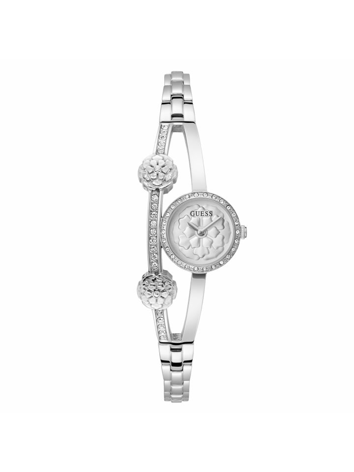 Guess Аналоговые женские часы серебристого цвета
Guess Аналоговые женские часы серебристого цвета