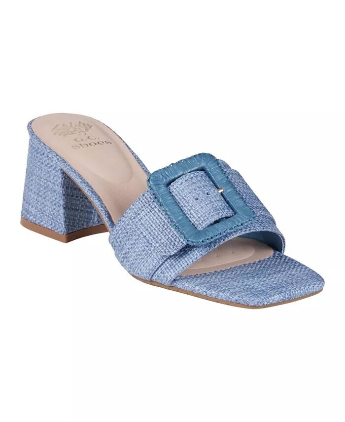 Женские модельные босоножки Britta с пряжкой на блочном каблуке GC Shoes, синий
Женские модельные босоножки Britta с пряжкой на блочном каблуке GC Shoes, синий