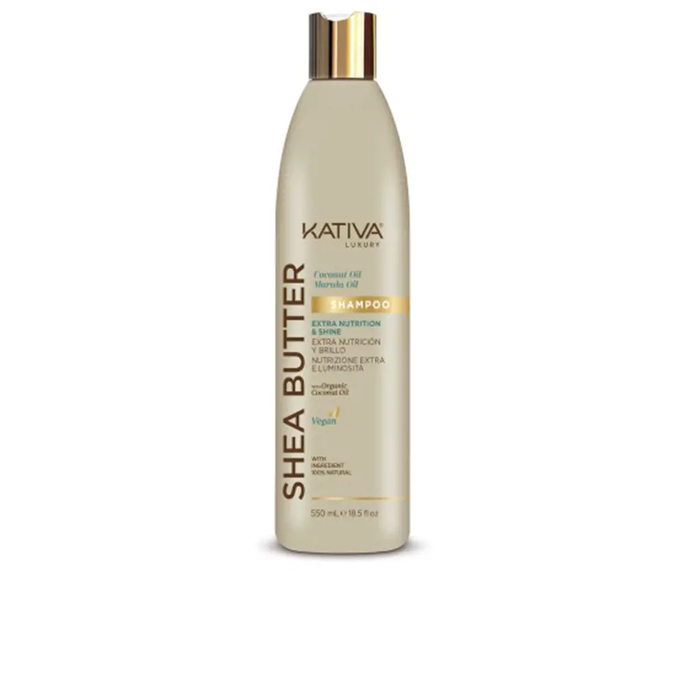 Шампунь Shea butter coconut & marula oil shampoo Kativa, 550 мл.
Шампунь Shea butter coconut & marula oil shampoo Kativa, 550 мл.