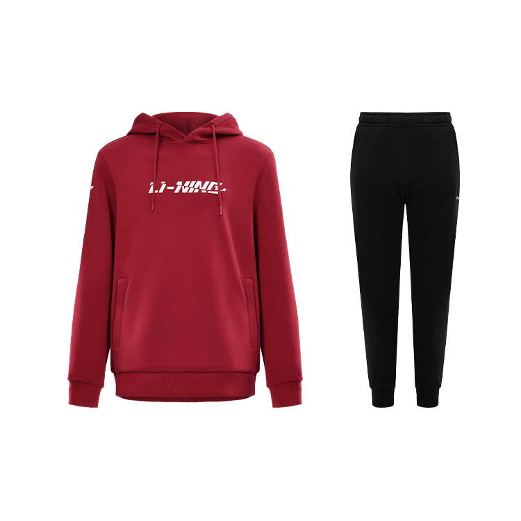 LiNing Повседневная спортивная одежда унисекс, clothing sets (красный top+черный bottom)
LiNing Повседневная спортивная одежда унисекс, clothing sets (красный top+черный bottom)