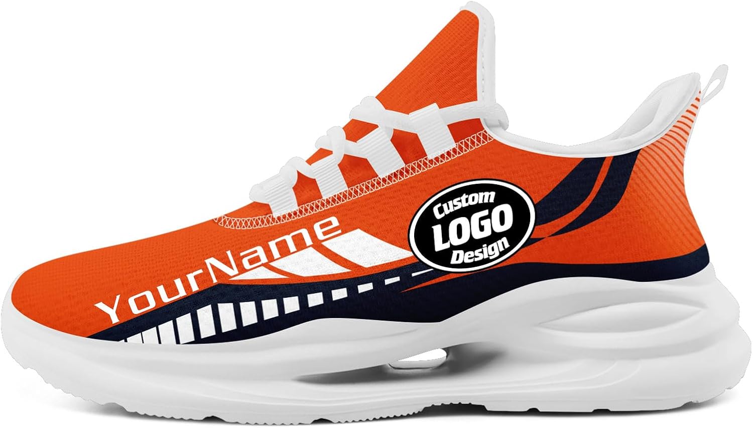 Кастомизированные спортивные кроссовки с логотипом для мужчин и женщин, легкие дышащие беговые кроссовки из сетки Coolcustomize, белый/черный/оранжевый
Кастомизированные спортивные кроссовки с логотипом для мужчин и женщин, легкие дышащие беговые кроссовки из сетки Coolcustomize, белый/черный/оранжевый