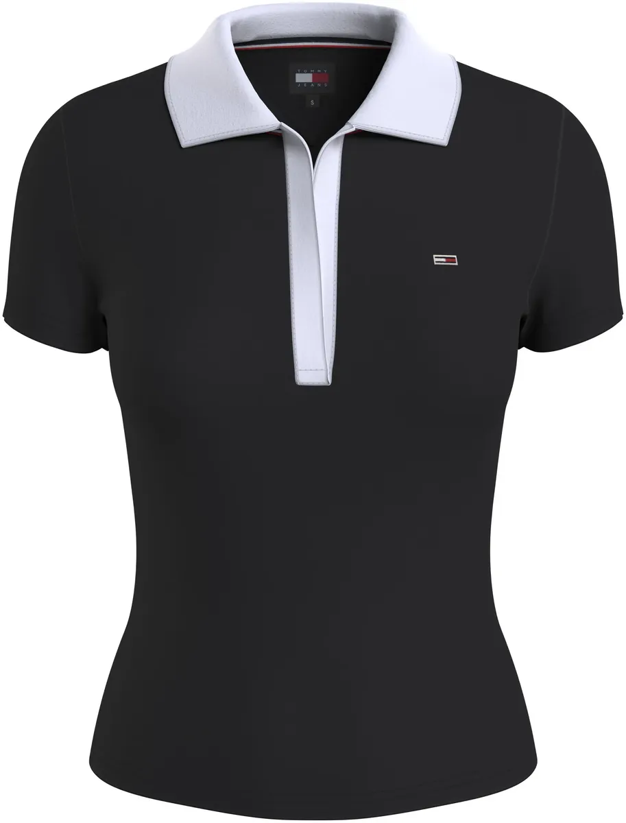 Рубашка-поло Tommy Jeans "TJW SLIM CONTRAST V SS POLO EXT", с контрастным воротником-поло, черный
Рубашка-поло Tommy Jeans "TJW SLIM CONTRAST V SS POLO EXT", с контрастным воротником-поло, черный