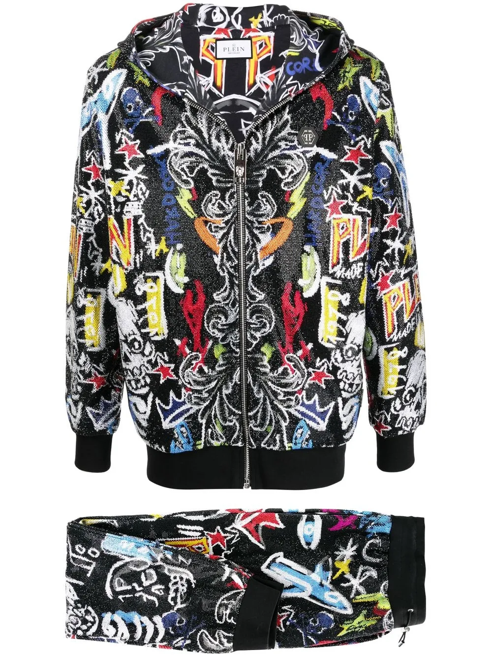 Спортивный костюм Stones Philipp Plein, черный
Спортивный костюм Stones Philipp Plein, черный