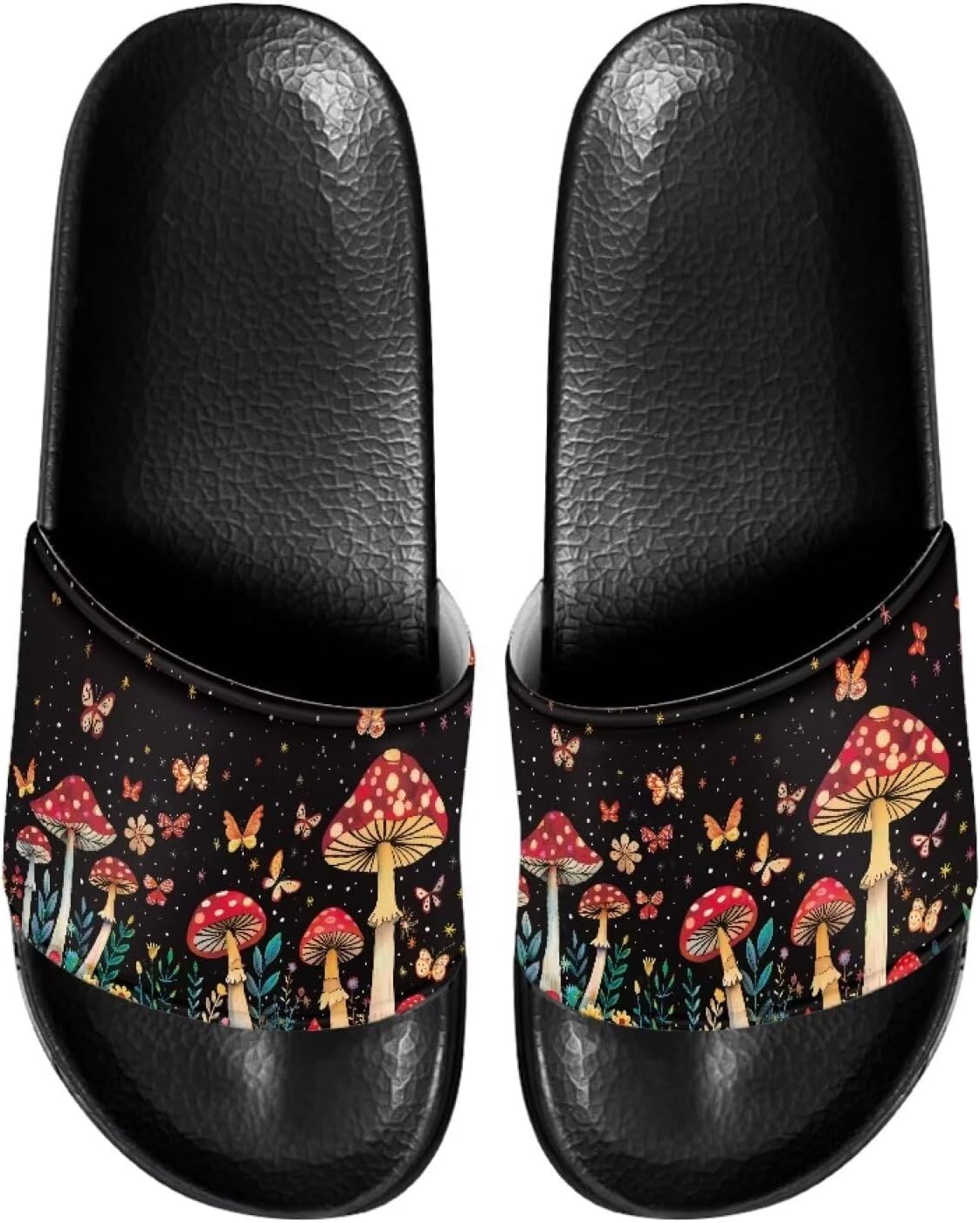 Тапочки для женщин и мужчин, нескользящие, быстро сохнущие, для душа, сандалии для ванной Judentidos, Mushroom Butterfly
Тапочки для женщин и мужчин, нескользящие, быстро сохнущие, для душа, сандалии для ванной Judentidos, Mushroom Butterfly