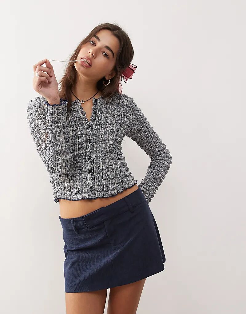 Мини-юбка nadya baby cord в чернильно-синем цвете Motel
Мини-юбка nadya baby cord в чернильно-синем цвете Motel