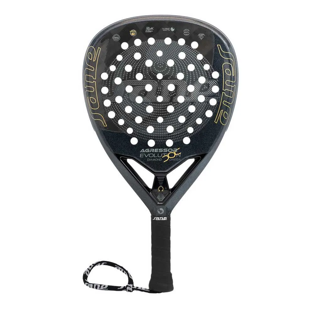 Ракетка для паделя Sane Padel Agressor evolution diamond omega, серебряный
Ракетка для паделя Sane Padel Agressor evolution diamond omega, серебряный
