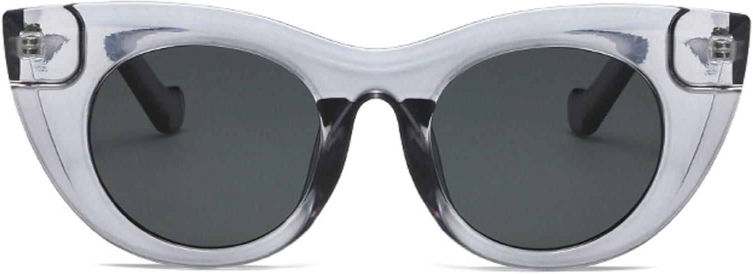 Винтажные солнцезащитные очки «кошачий глаз» для женщин, круглая толстая оправа, солнцезащитные очки в стиле ретро, защита от УФ-излучения, модные дизайнерские очки в стиле Y2K mincl, Gray
Винтажные солнцезащитные очки «кошачий глаз» для женщин, круглая толстая оправа, солнцезащитные очки в стиле ретро, защита от УФ-излучения, модные дизайнерские очки в стиле Y2K mincl, Gray