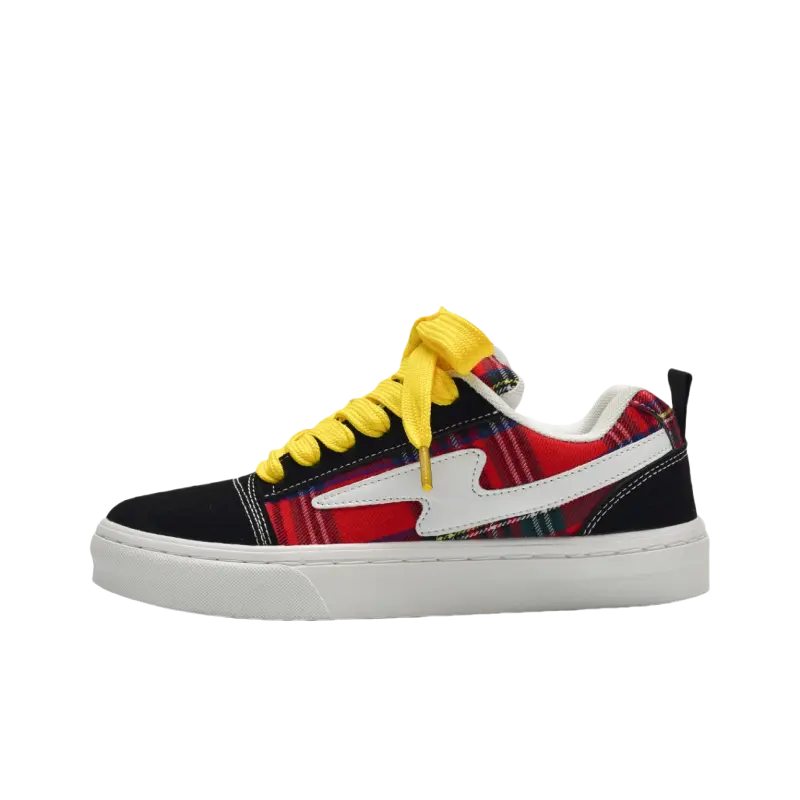 JimiXiong Низкие скейтерские кроссовки унисекс шотландский красный с желтыми шнурками, цвет Scottish Red (Yellow Laces)
JimiXiong Низкие скейтерские кроссовки унисекс шотландский красный с желтыми шнурками, цвет Scottish Red (Yellow Laces)