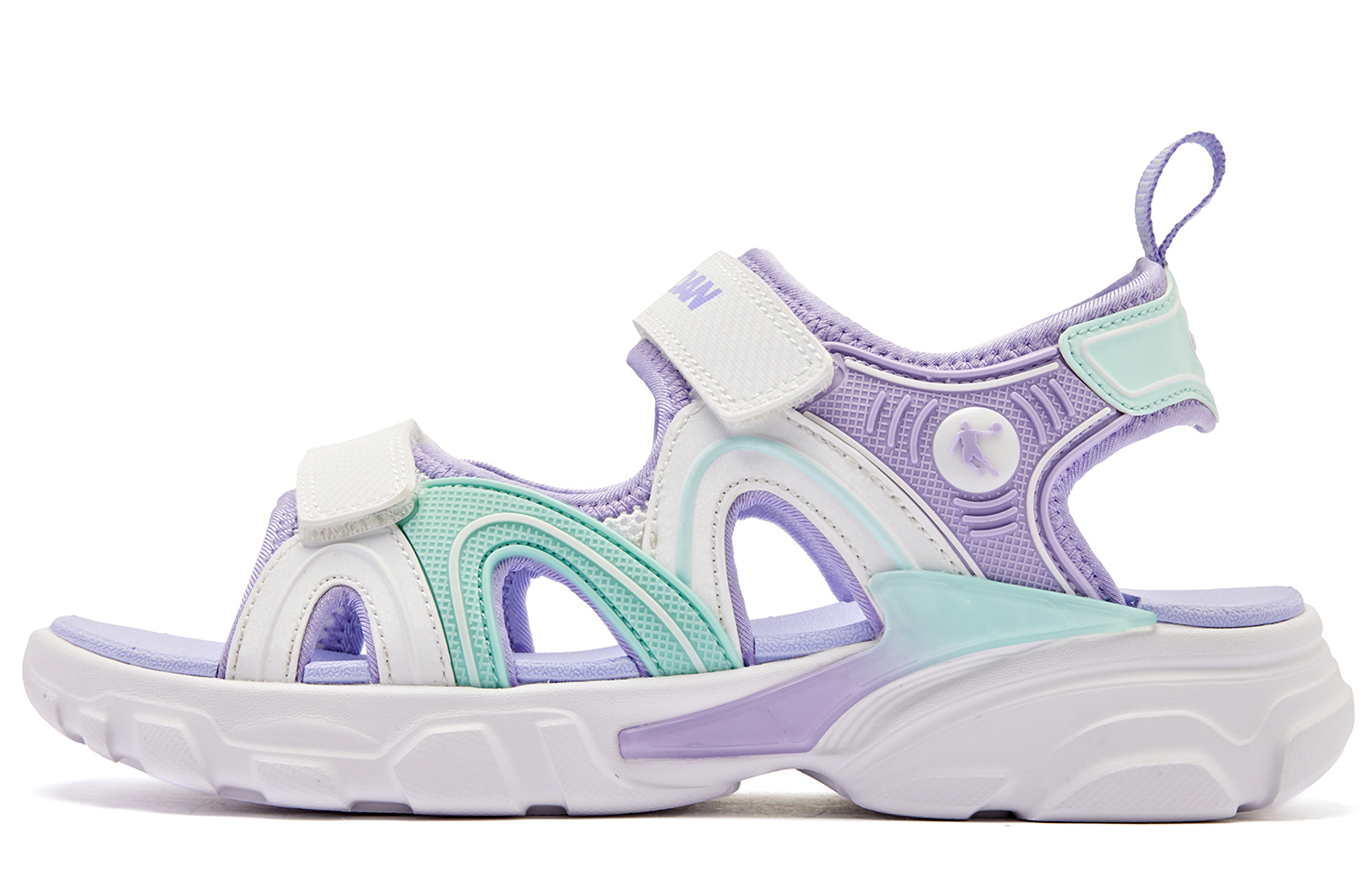 QIAODAN Детские сандалии с противоскользящей амортизацией, фиолетово-белые, для подростков
QIAODAN Детские сандалии с противоскользящей амортизацией, фиолетово-белые, для подростков