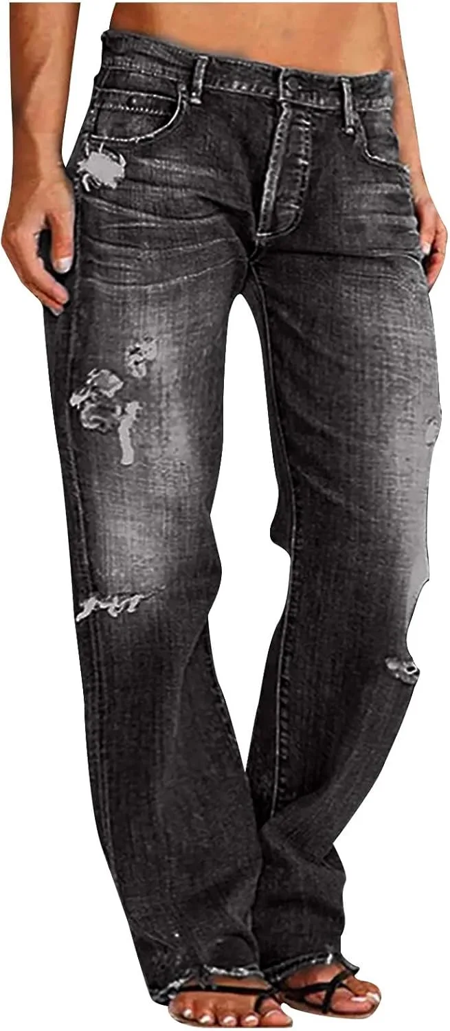 Джинсы Wide Leg с застежкой на пуговицы, низкая посадка, рваные
Джинсы Wide Leg с застежкой на пуговицы, низкая посадка, рваные