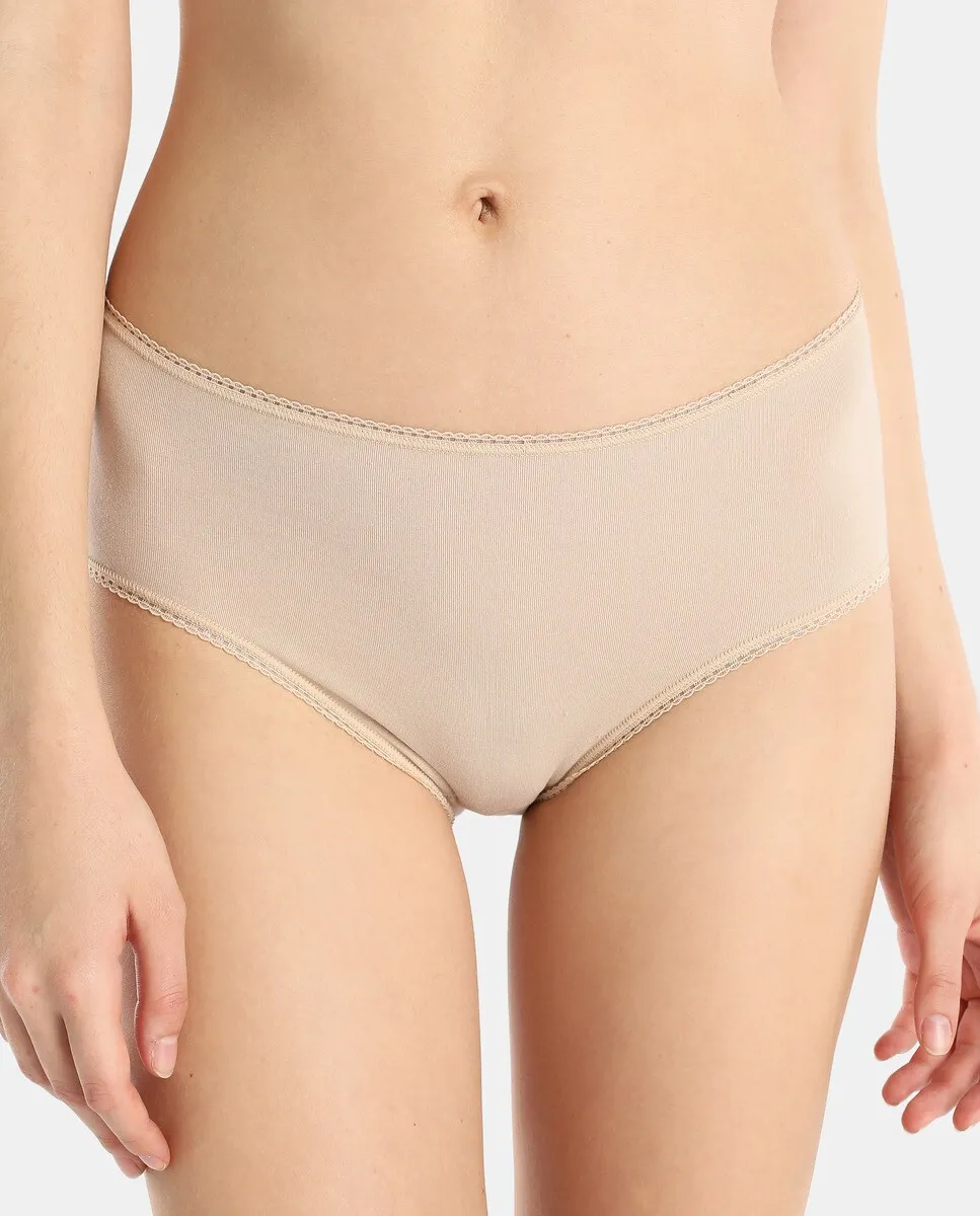 Классические хлопковые трусики Original Sin Pecado Original, цвет Arena 
Классические хлопковые трусики Original Sin Pecado Original, цвет Arena