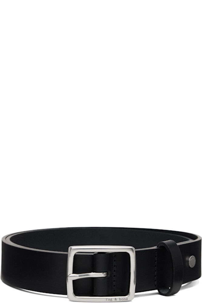 Черный кожаный ремень бойфренда rag & bone
Черный кожаный ремень бойфренда rag & bone